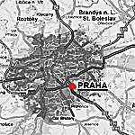 mapa Prahy