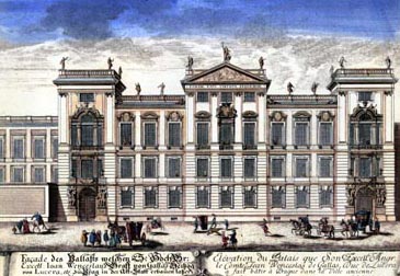 Clam-Gallasův palác kol. r. 1720
